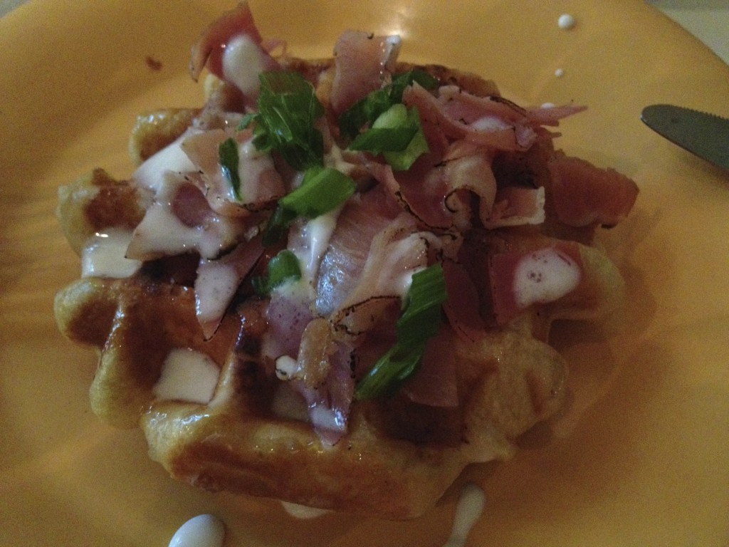 Rare miss @ Sweet Iron in Downtown, Seattle: waffles were too soggy