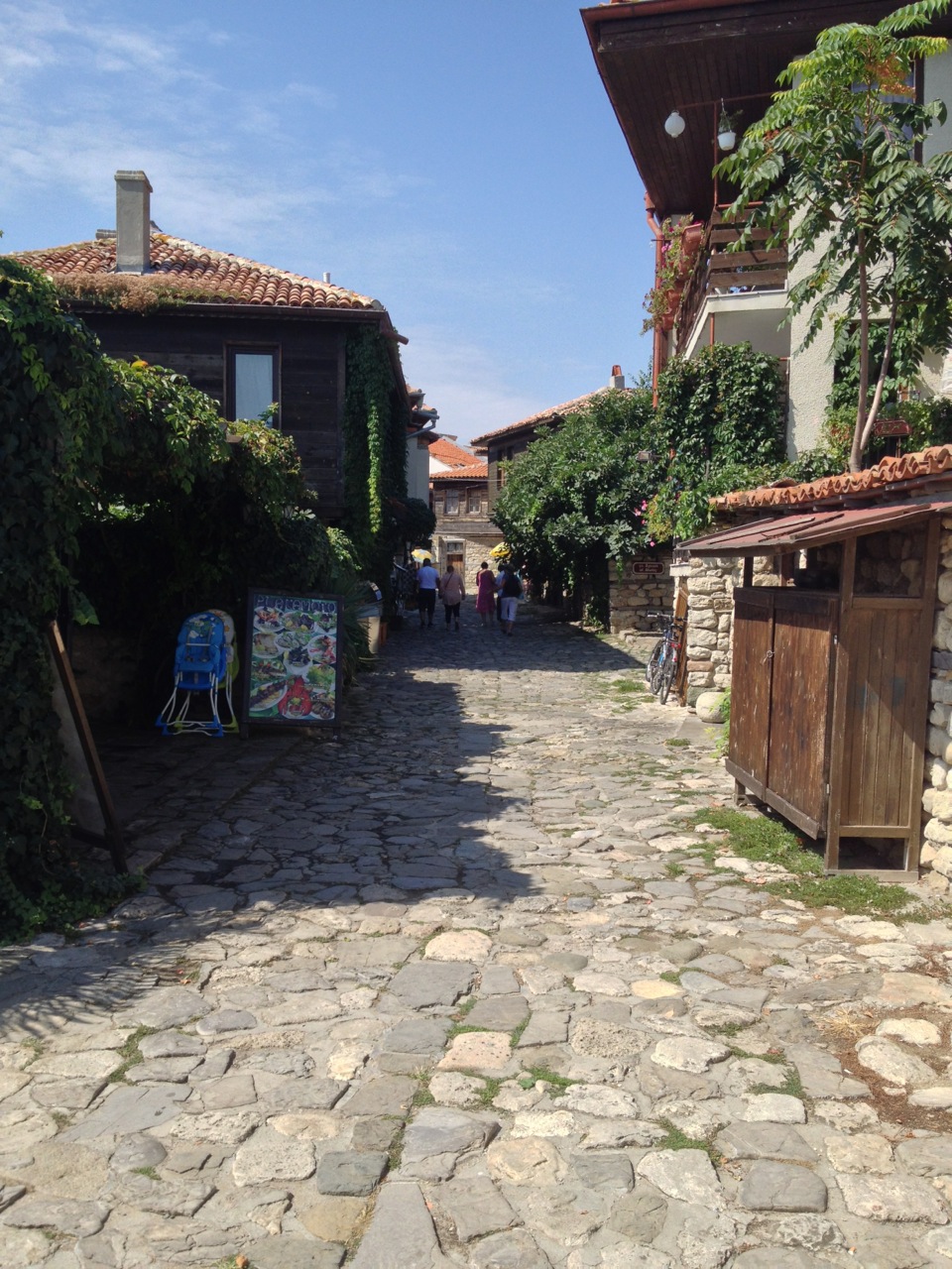 Typical street in the old town