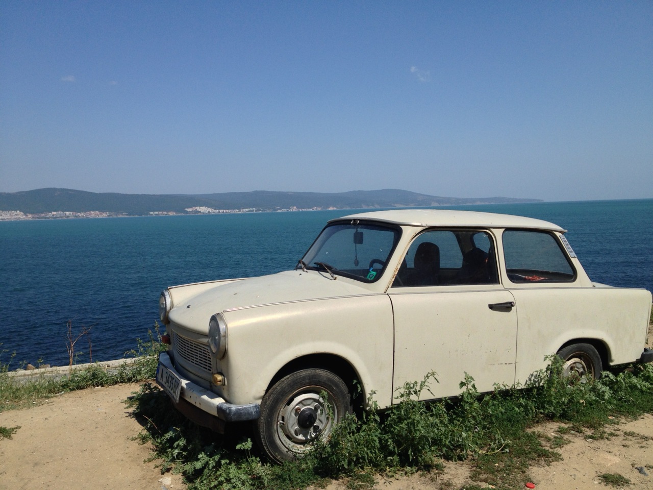 This Trabant was as popular as ruins