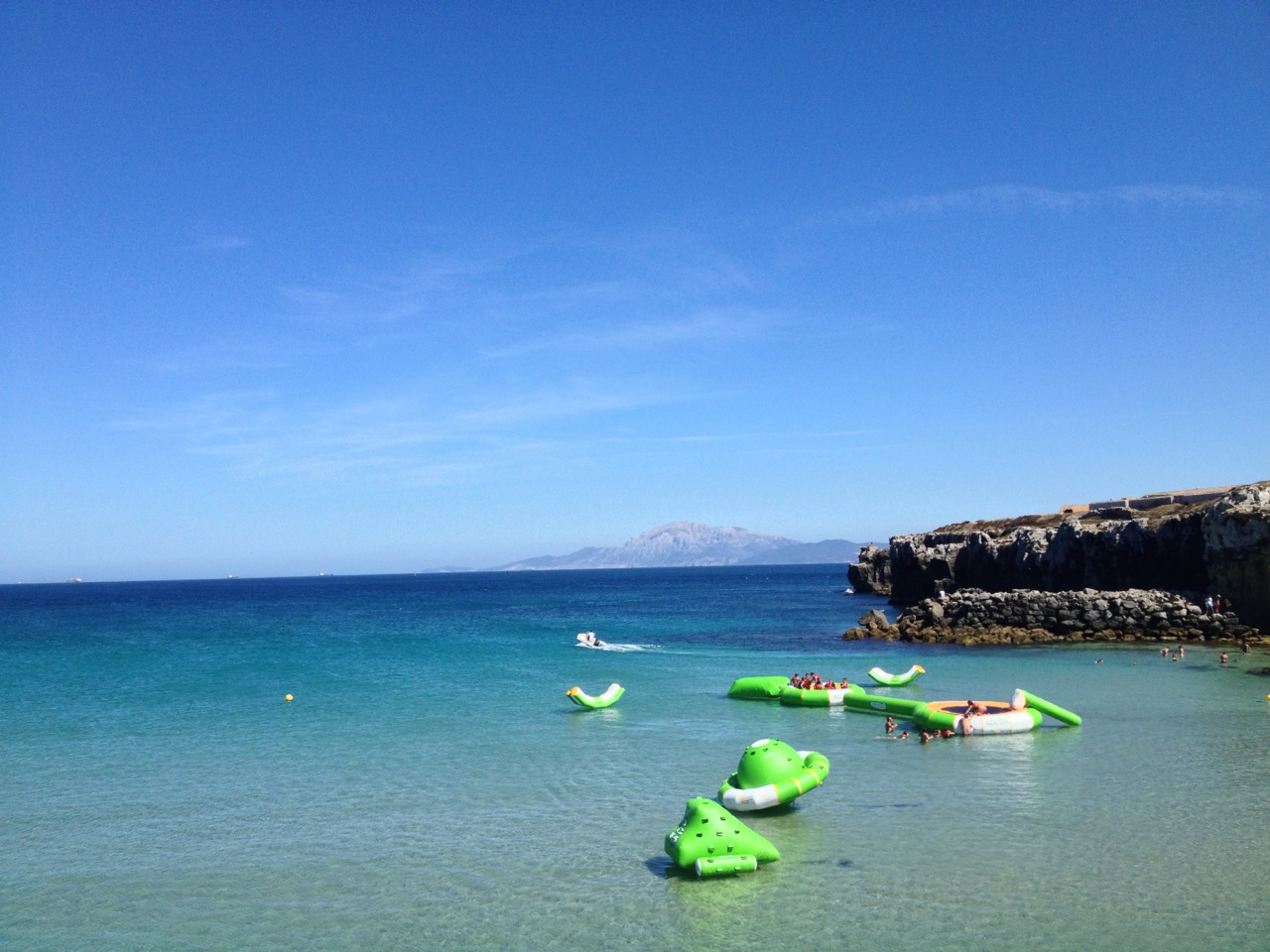 Tarifa with African coast in the background