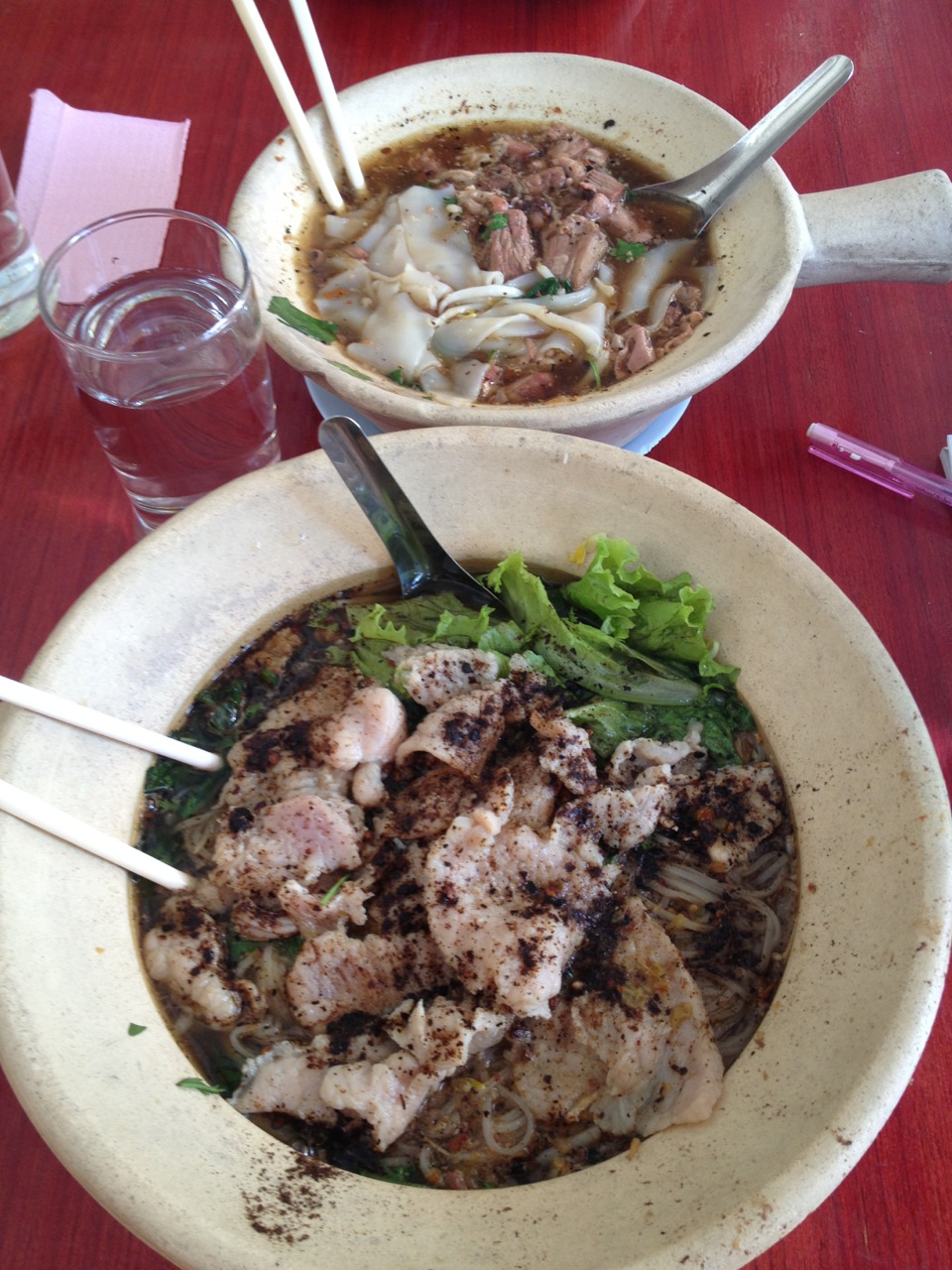 My favorite noodle soup (medium and large sized portions)