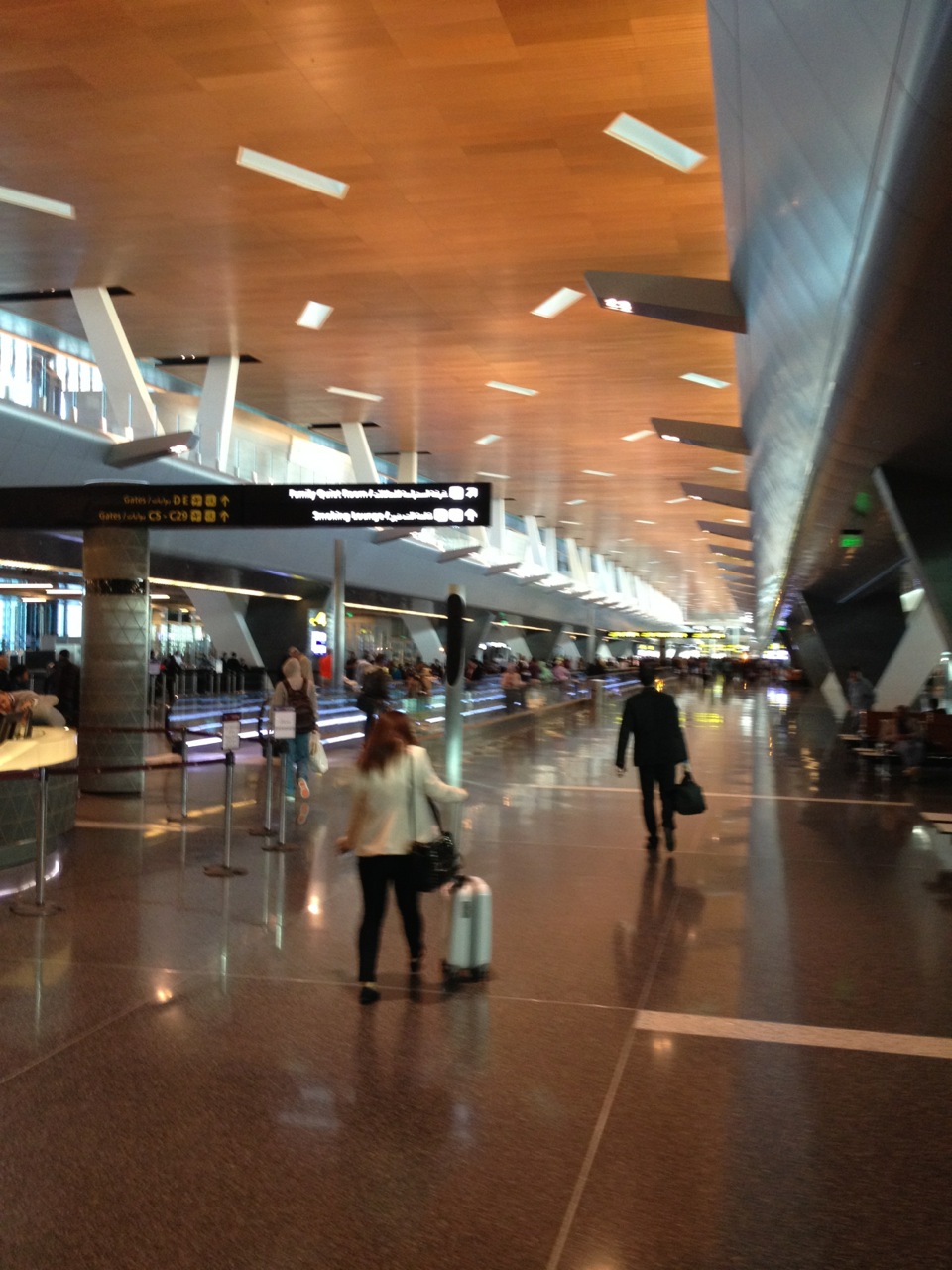 Early morning at Hamad International Airport