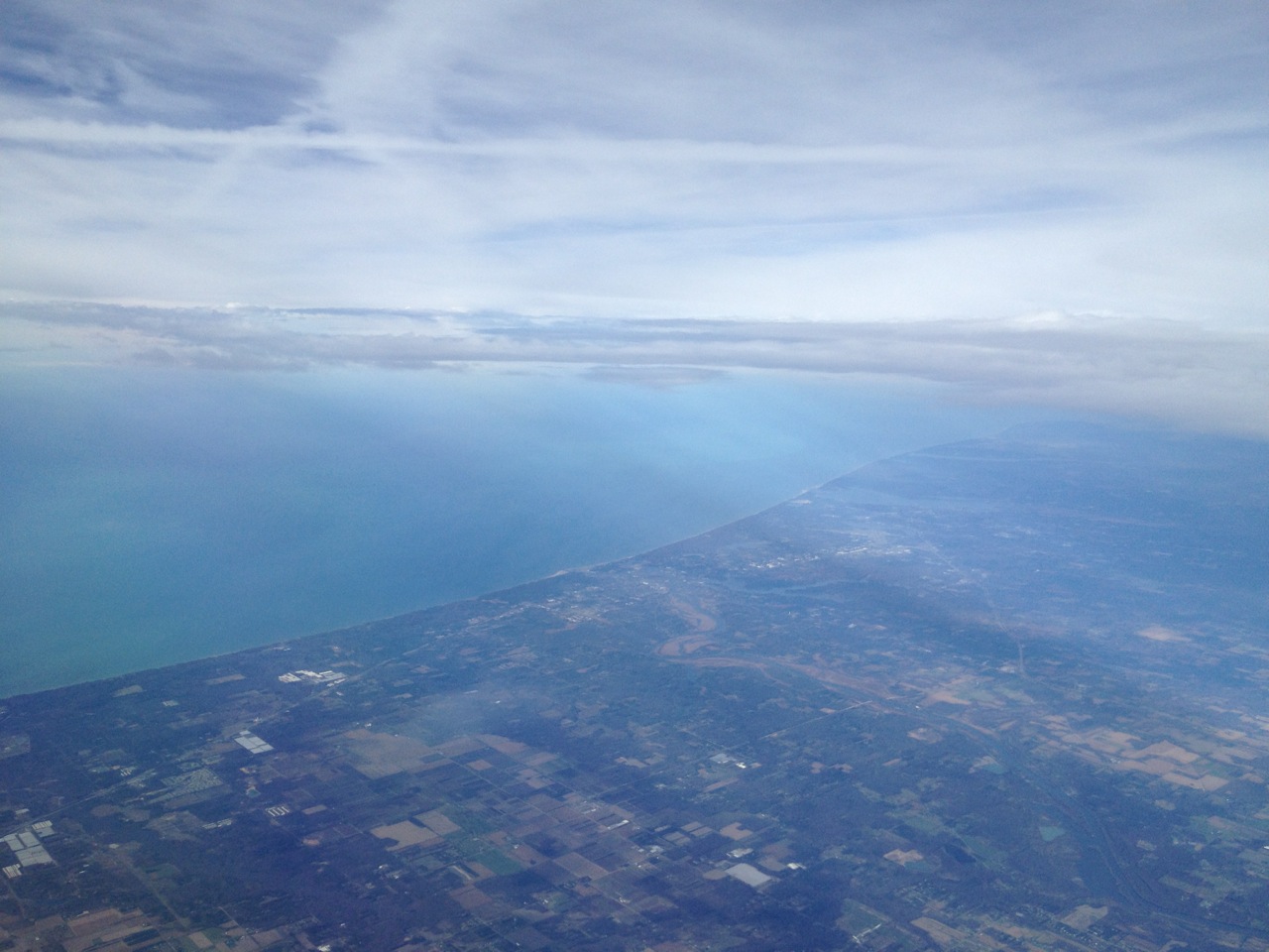 Finally, almost there: Lake Michigan