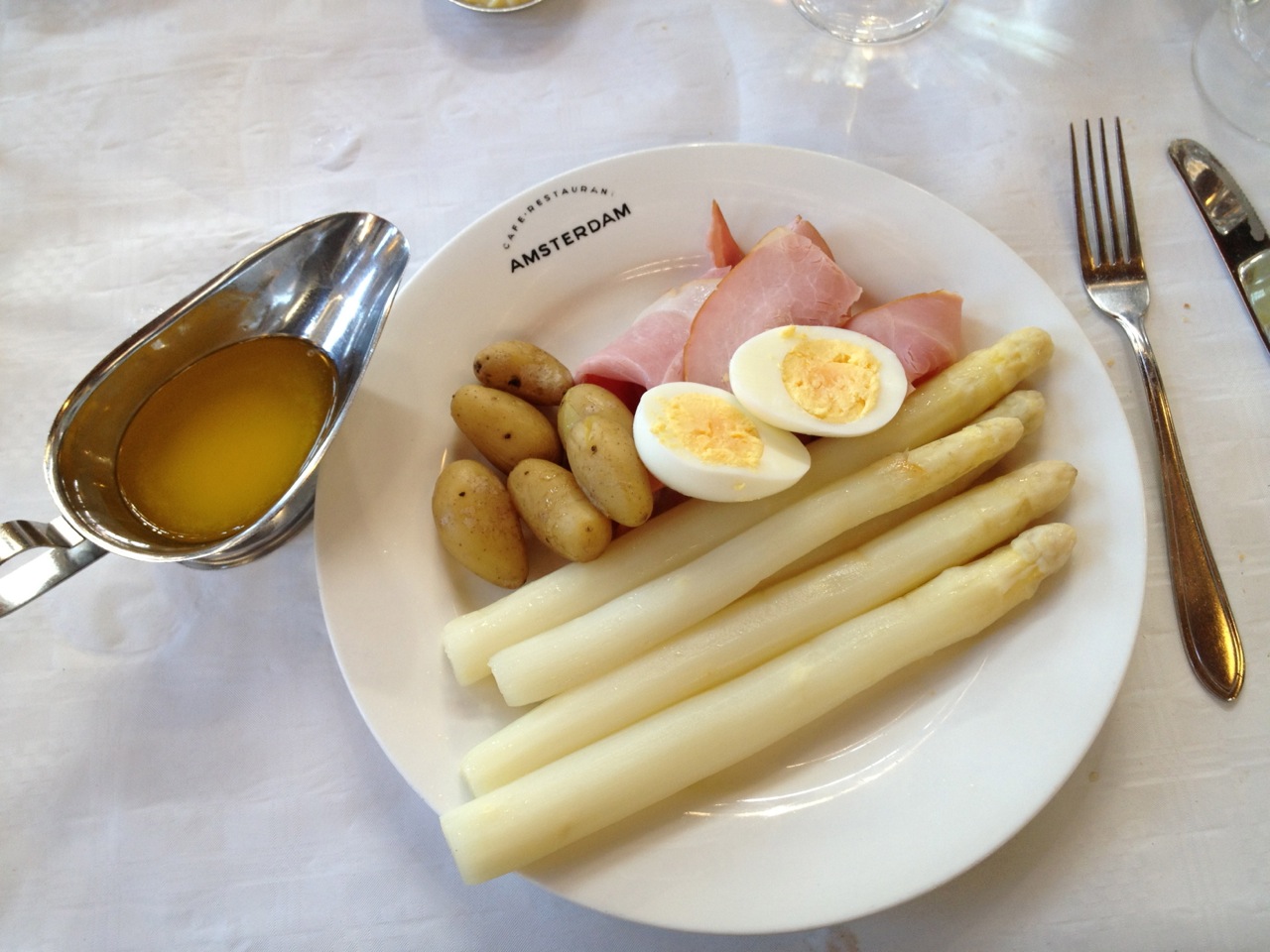 White asparagus to die for