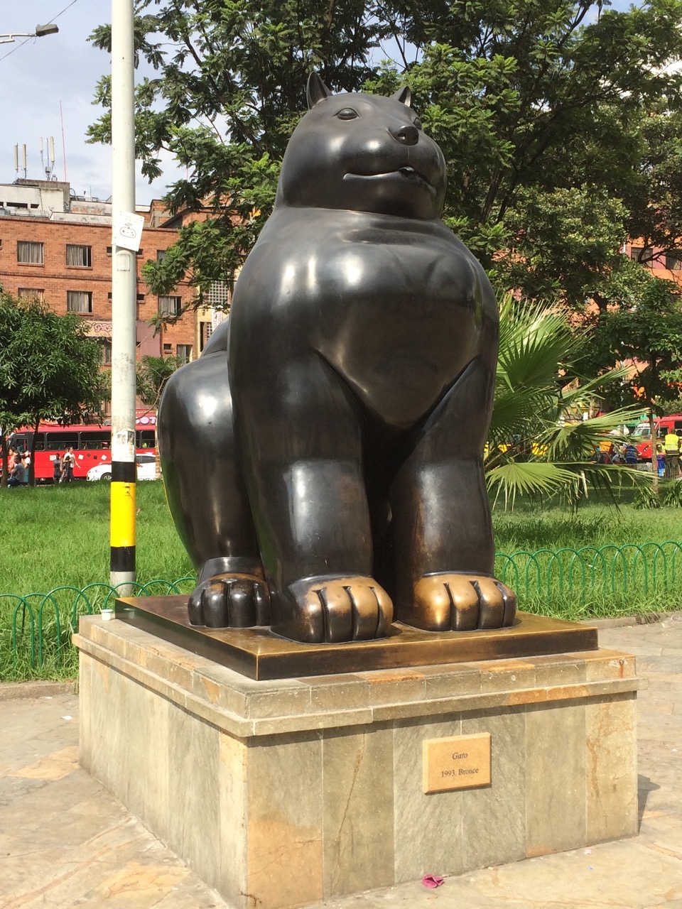 Like all his creations, Botero's cat is remarkably impressive