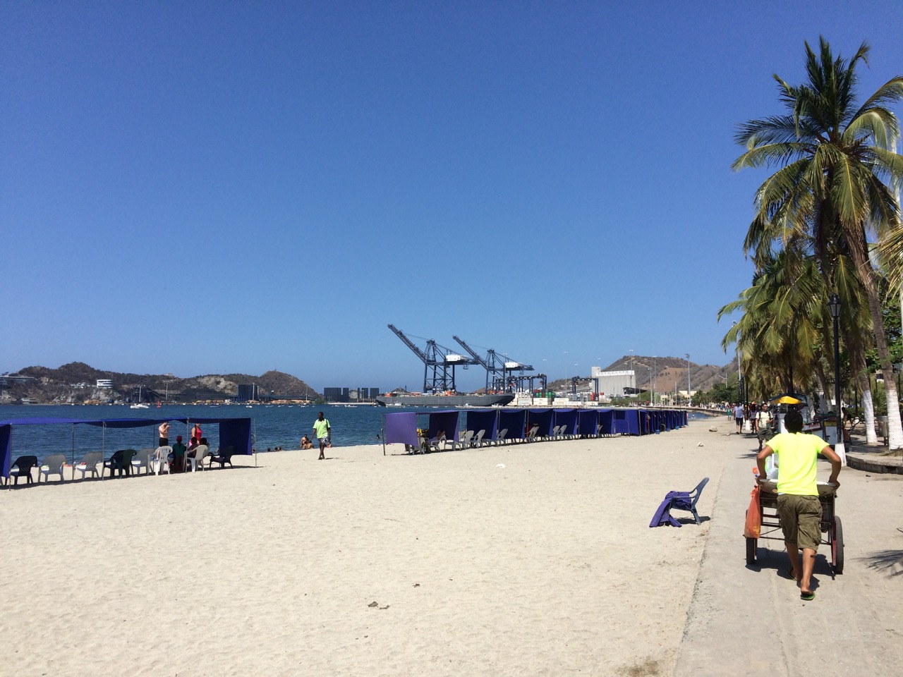 Santa Marta city beach