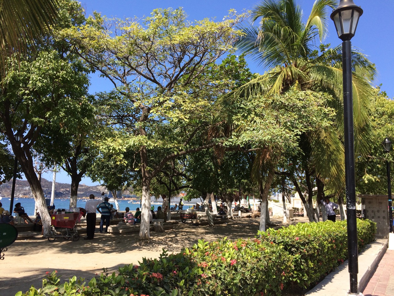 The seafront promenade