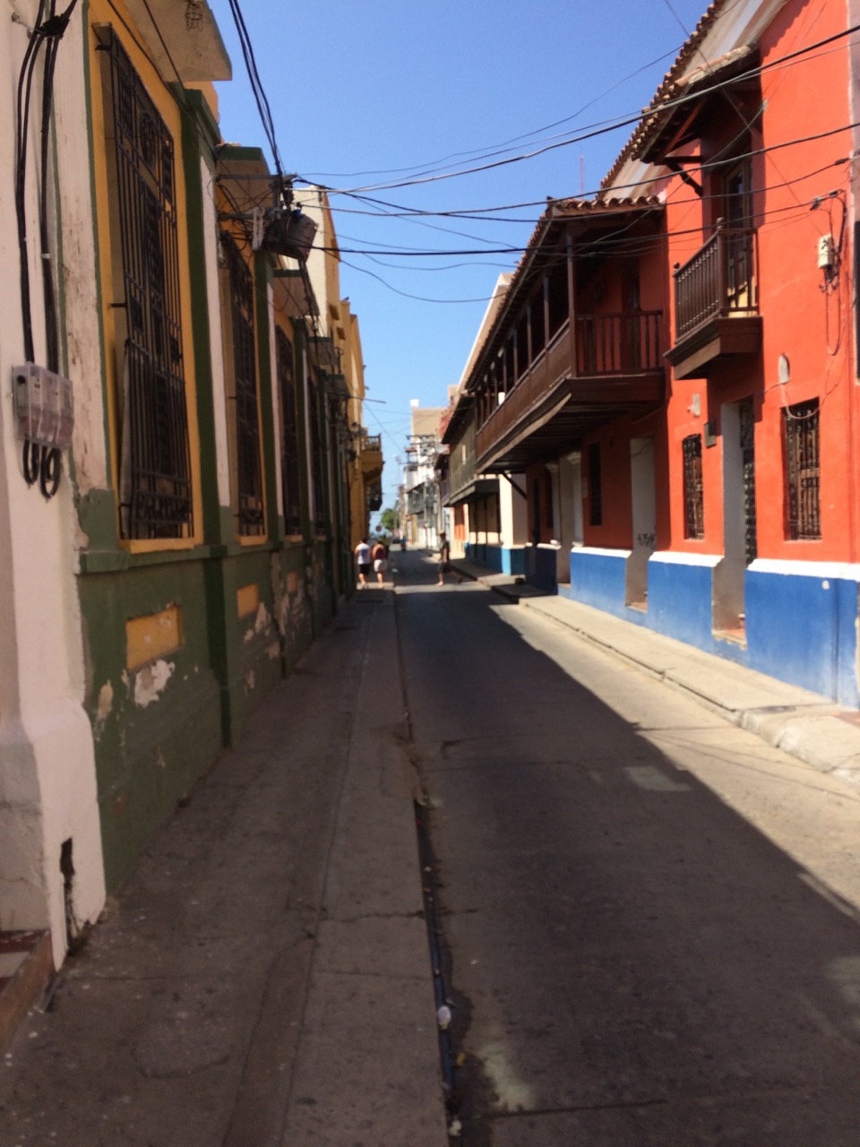 the old street of Santa Marta