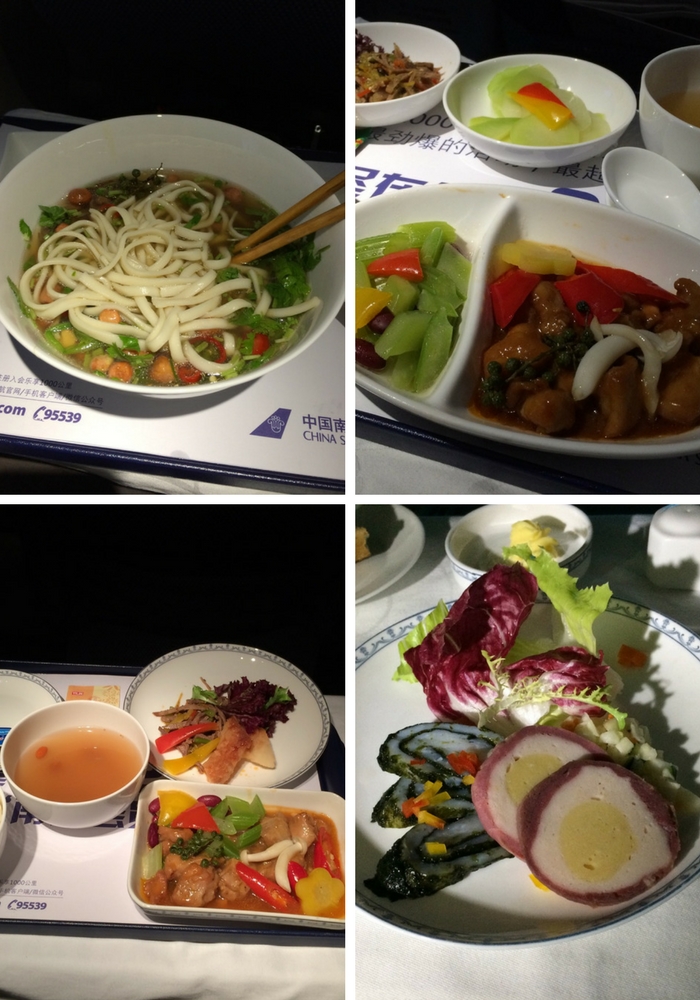 China Southern Business Class meals