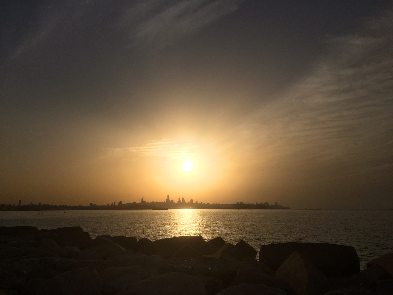 Sunset over Beirut