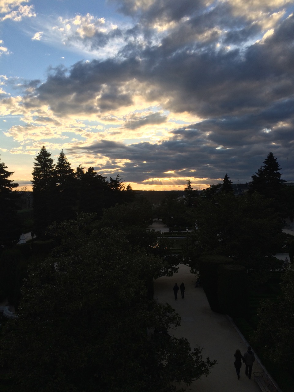 Sunset in Madrid