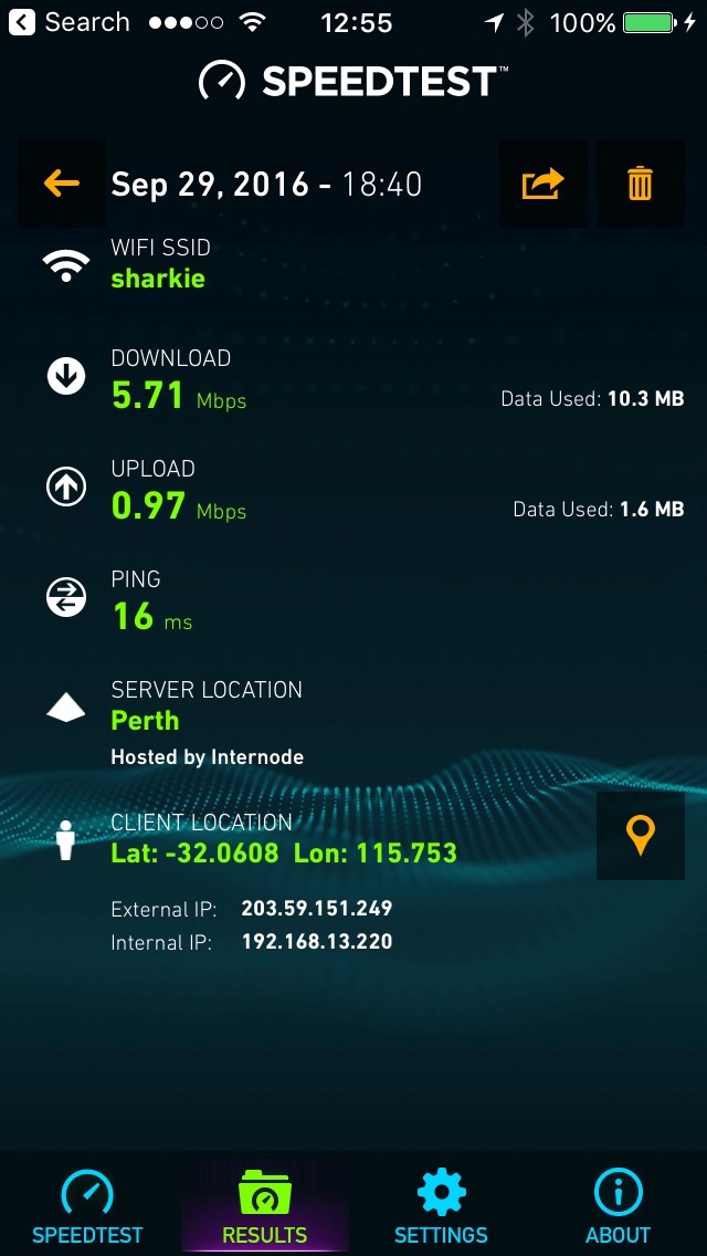 Internet connection in Fremantle